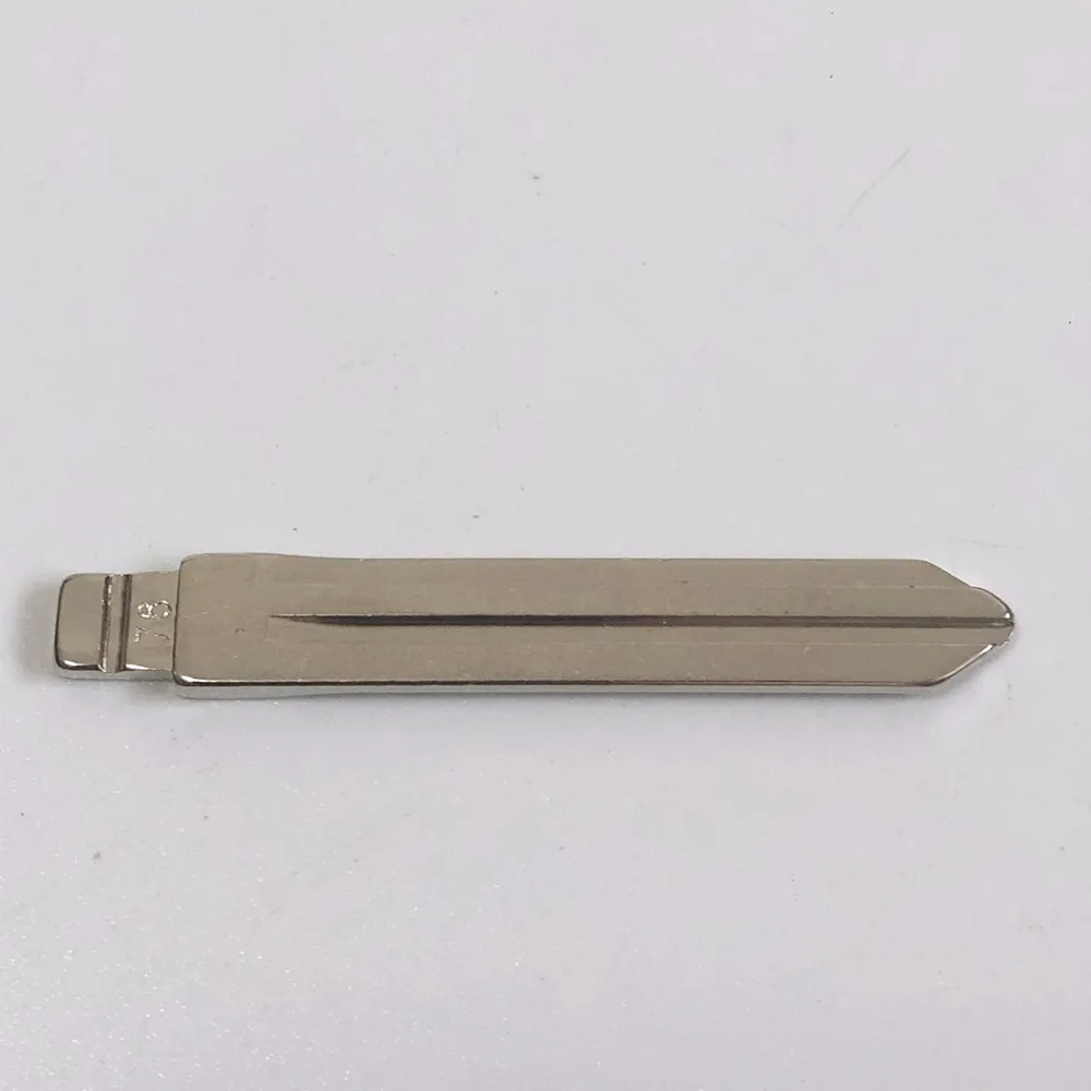 10Pcs/lot Best Qualit 76# Uncut Replacement Car Key Blade for JAC HEYUE TONGYUE J6 J3 Flip No.76