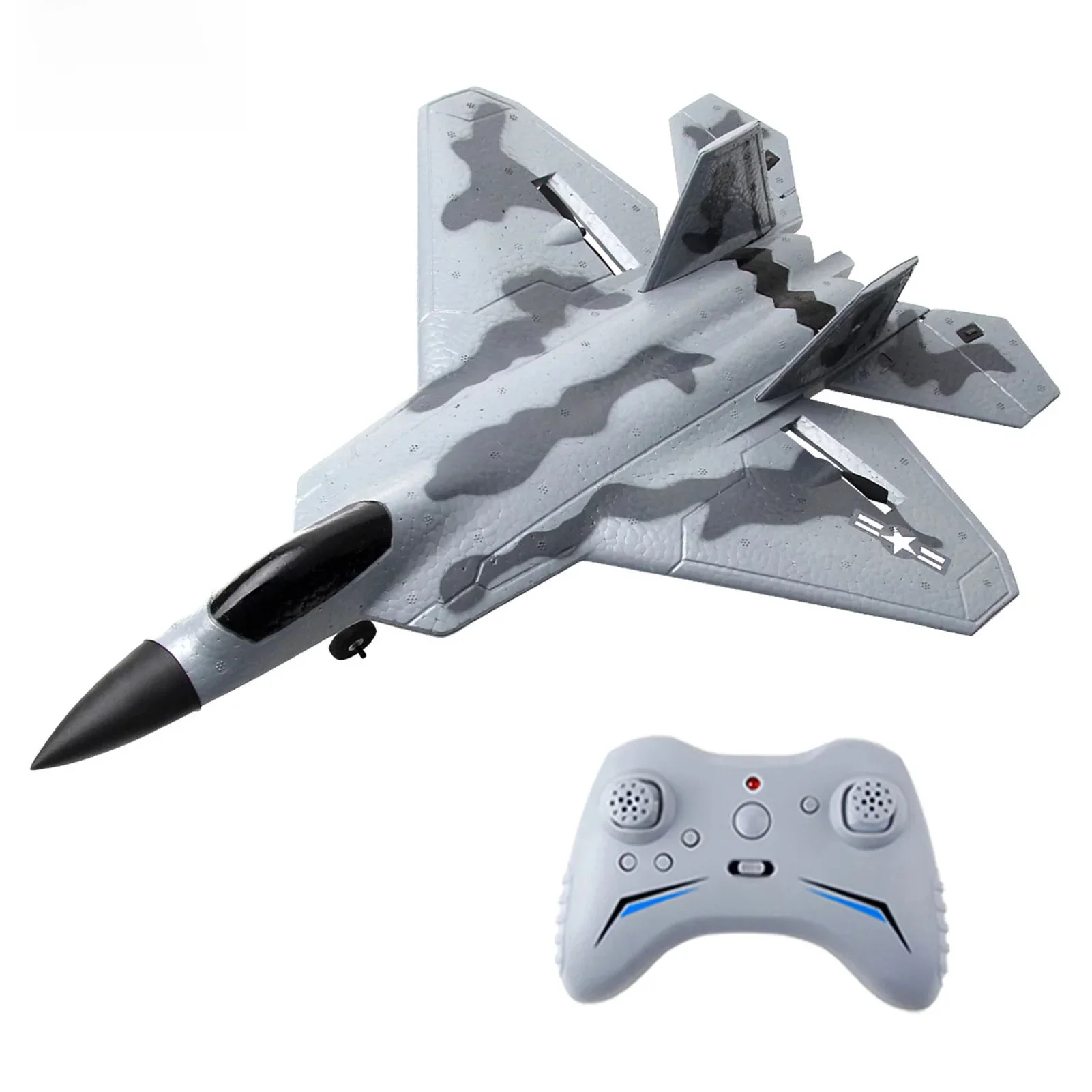 FX922 samolot zdalnie sterowany 2.4G 2CH/4CH samolot zdalnie sterowany F-22 myśliwiec Raptor EPP piankowa szybowiec samoloty zabawki dla chłopców — 2