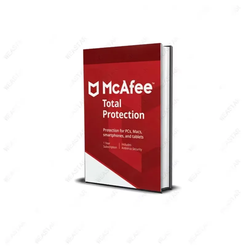 McAfee Total Protection Bind Key Неограниченное количество устройств 1-летняя панель