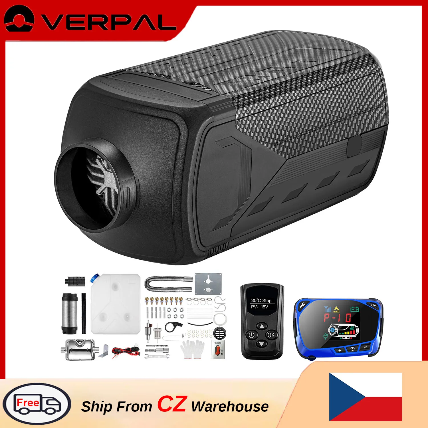 12v 5kw Diesel Air Heater 8000w 12v Parking Heater Saving Fuel Efficient with