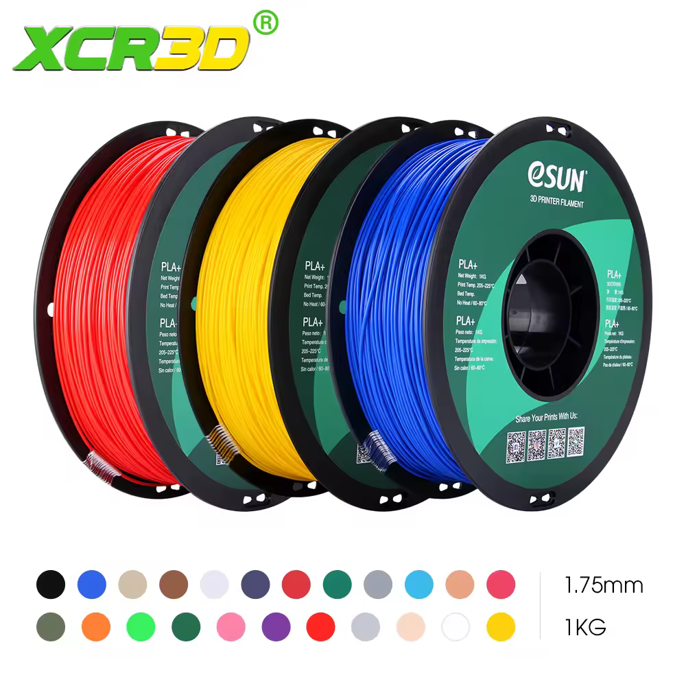 ESUN PLA Plus 3D Printer Filament 1KG 1.75mm +/- 0.03mm 3D Plastic Printing Eco-friendly Material For FDM Reprap 3D Printers