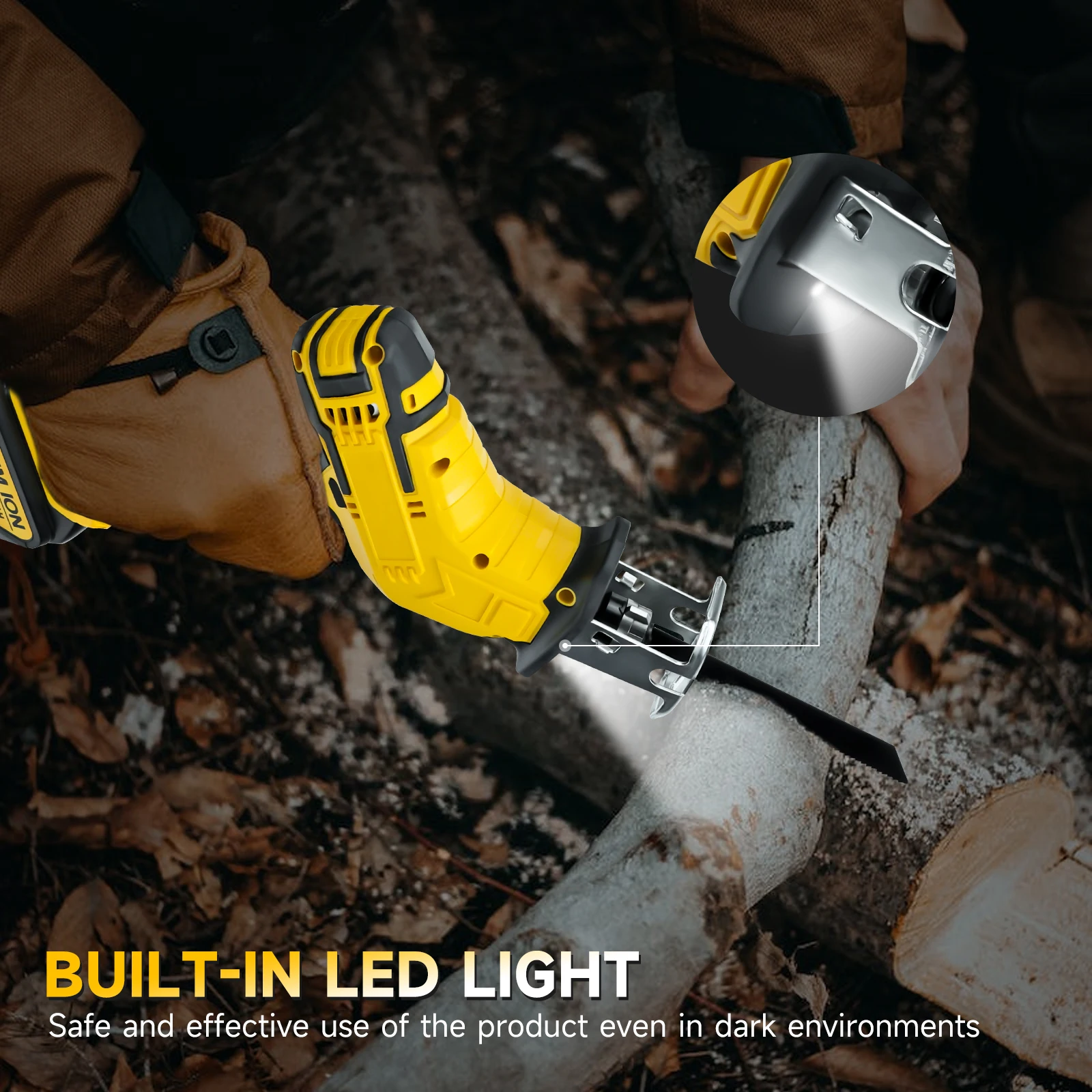Imagem -05 - Cordless Elétrica Alternando Saw Handsaw Saber com Lâminas Metal e Corte de Madeira Tubo Dewalt Bateria 20v