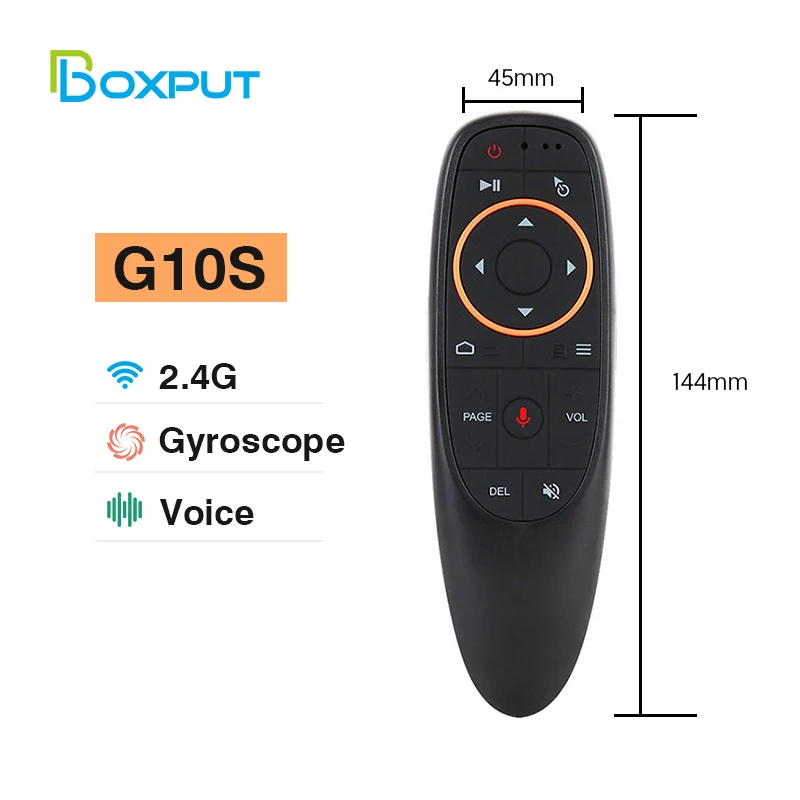 BOXPUT G10S BPR2S Plus 2.4G Bezprzewodowy Pilot IR z Funkcją Sterowania Głosowego, Air Mouse, Inteligentny Pilot do Android TV Box PC — zdjęcie produktu 5