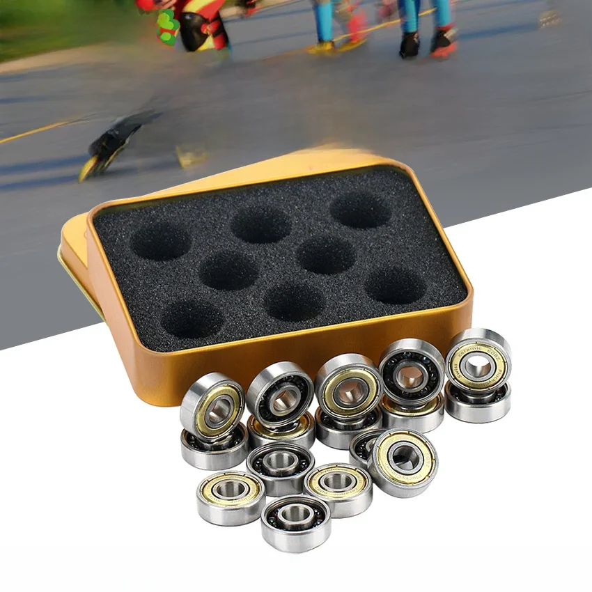 PluckyClover Abec11 608 Ceramiczne łożysko kulkowe Wrotki Inline Speed Skating Inline Skate buty 7 kulek Ceramiczne łożysko do łyżwy — zdjęcie 2