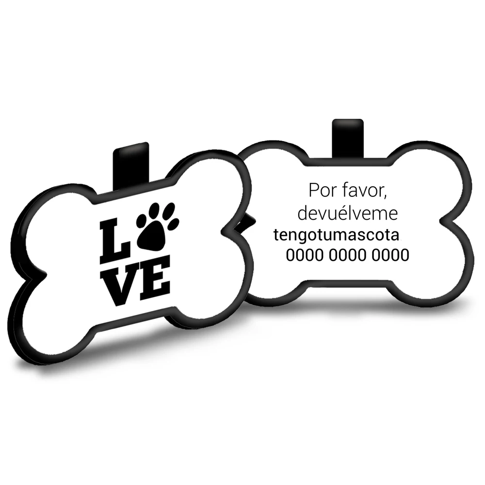 Smart Pet Tags custom dog and cat plates Smart identification tag and tracking with online digital profile with veterinary data