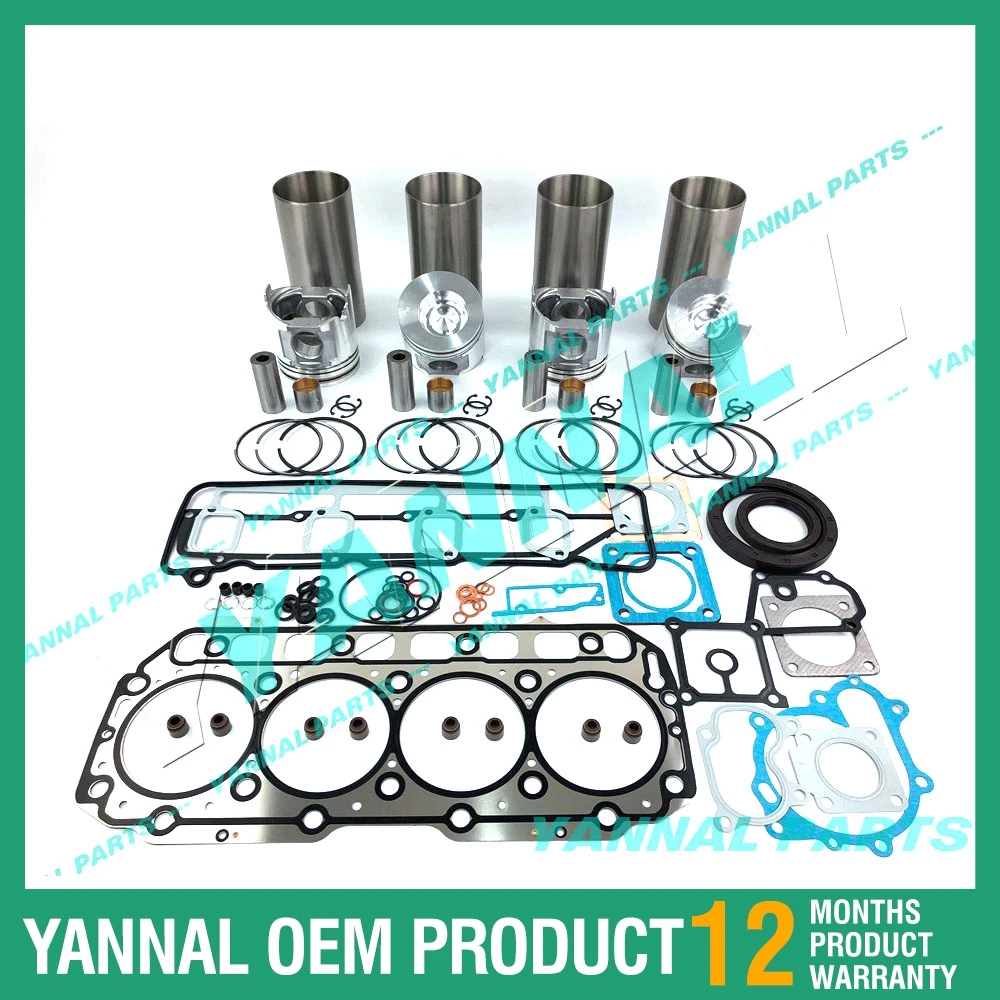 

S4D106D 4TNE106-G1A 4TNE106 ENGINE REBUILD KIT FOR GEHL 7600 SL7600