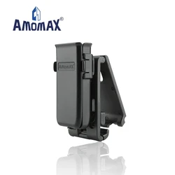 Amomax Universal 9mm Single Mag Pouch Magazine Holster Fits 9mm 40' or 45' for Firearm/Airsoft Pistol Handgun Glock SIG Sauer