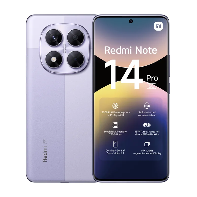 Xiaomi Redmi Note 14 Pro 5G 8GB 256GB NFC Smartphone