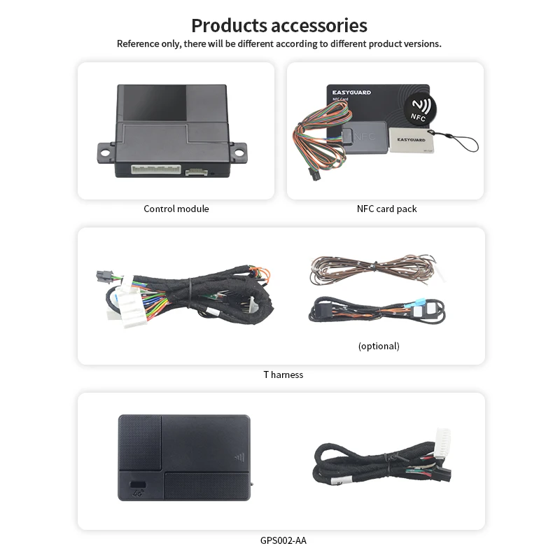 EASYGUARD Plug Play Factory Key Remote Starter Fit for selected Toyota18-25 RAV4 Wildlander Highlander Crown Kluger Hiace