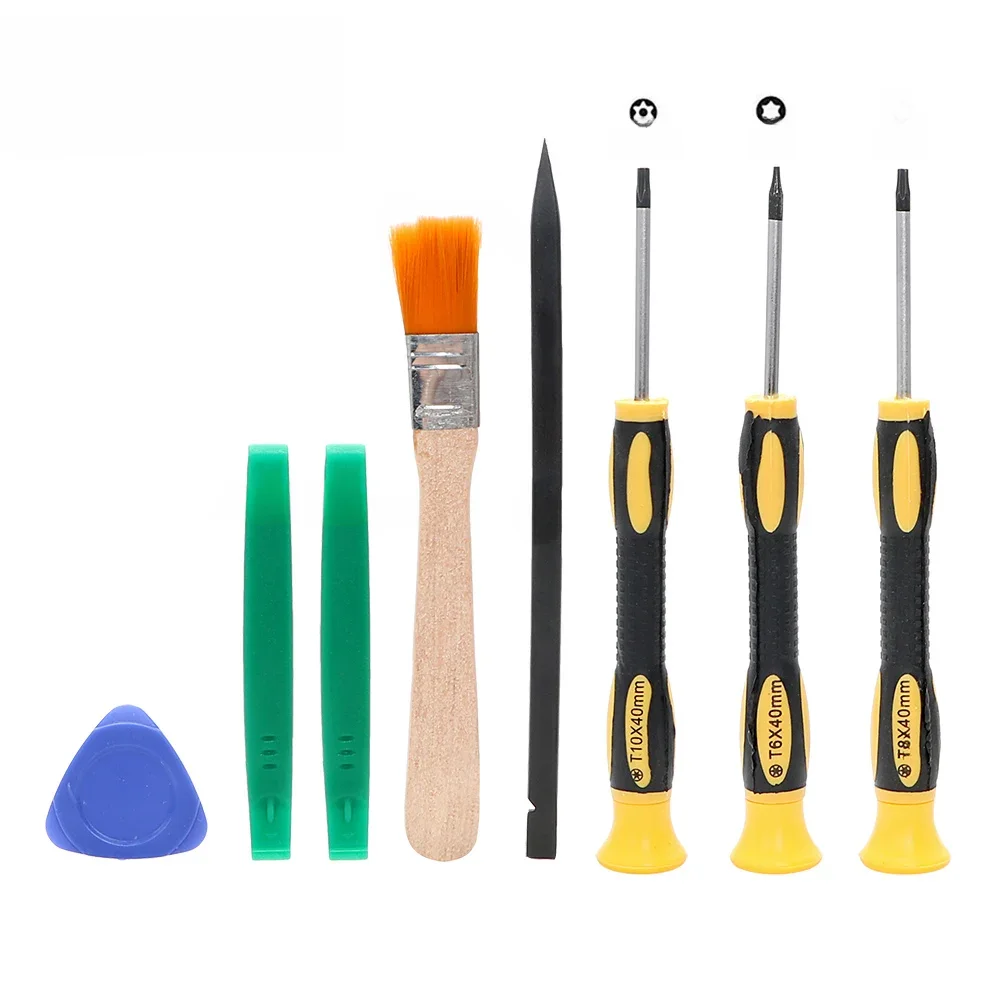 8 sztuk / zestaw wkrętaków Torx T8 T6 T10 H35 Narzędzia do otwierania Zestaw narzędzi do naprawy śrubokrętów do Xbox One Xbox 360 PS3 PS4 — zdjęcie 2