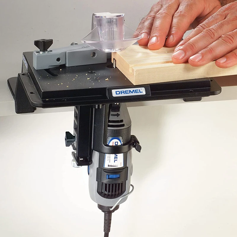 Dremel 231 Portable Rotary Tool Shaper and Router Table- Woodworking Attachment Perfect for Sanding Shaping and Trimming Edges