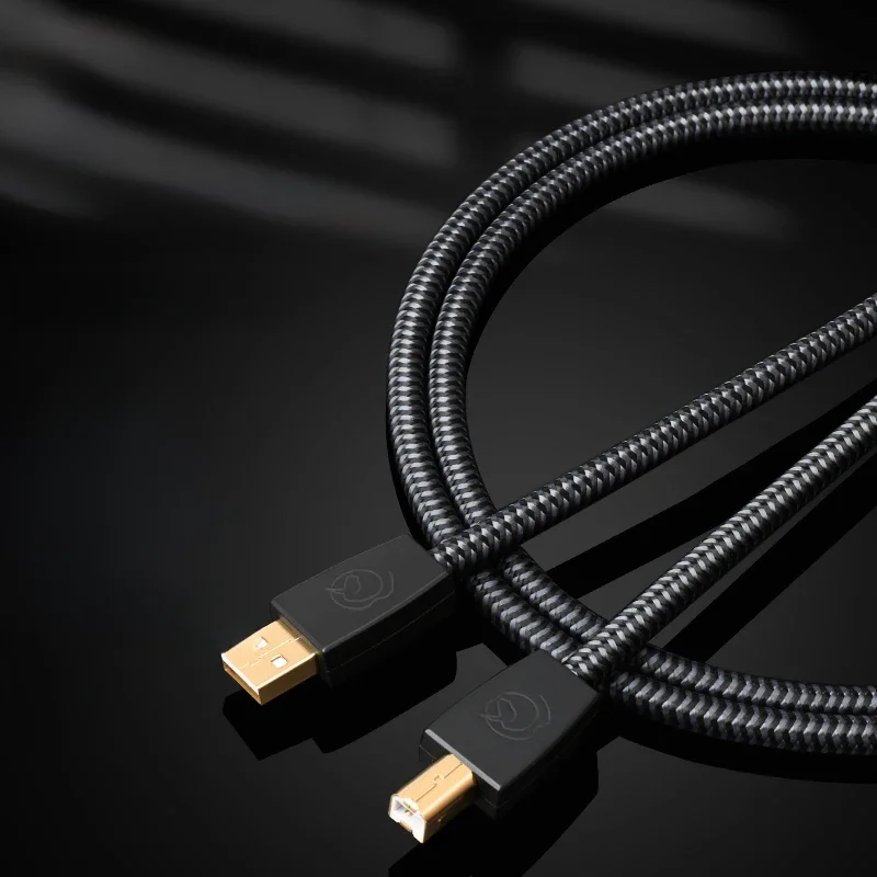 ERUMPENT HIFI kabel USB OTG rodzaj USB A do B kabel USB wysokiej jakości dekoder OCC karta dźwiękowa DAC A-B tarcza kabel USB — zdjęcie produktu 7