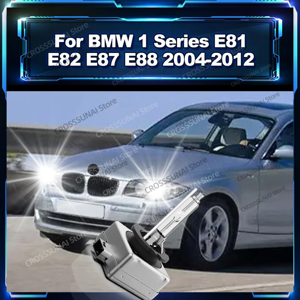 

2PCS High Bright Xenon Headlight Bulb For BMW 1 Series E81 E82 E87 E88 2004 20058 2006 2007 2008 2009 2010 2011 2012