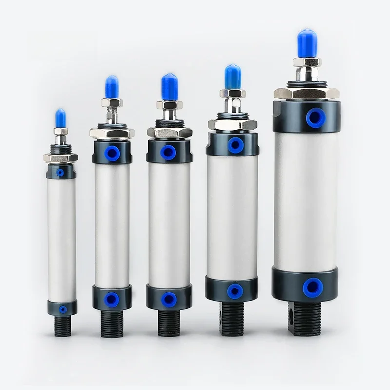 LAIZE MAL Mini cylindre pneumatique Double Action cylindre d'air en alliage d'aluminium