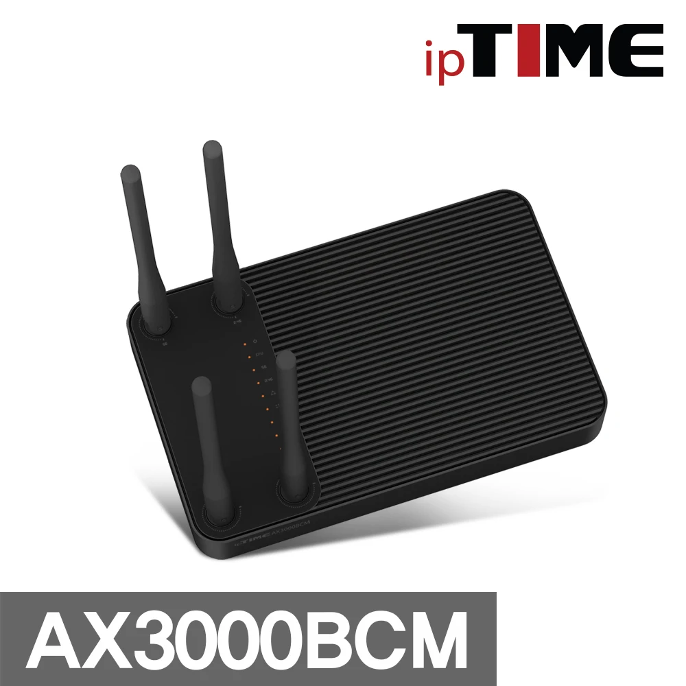 EFM ipTIME AX3000BCM Dual Band (5GHz 2402Mbps + 2.4GHz 574Mbps) Broadcom BCM6756 Quad Core CPU with/DDR3 256MB