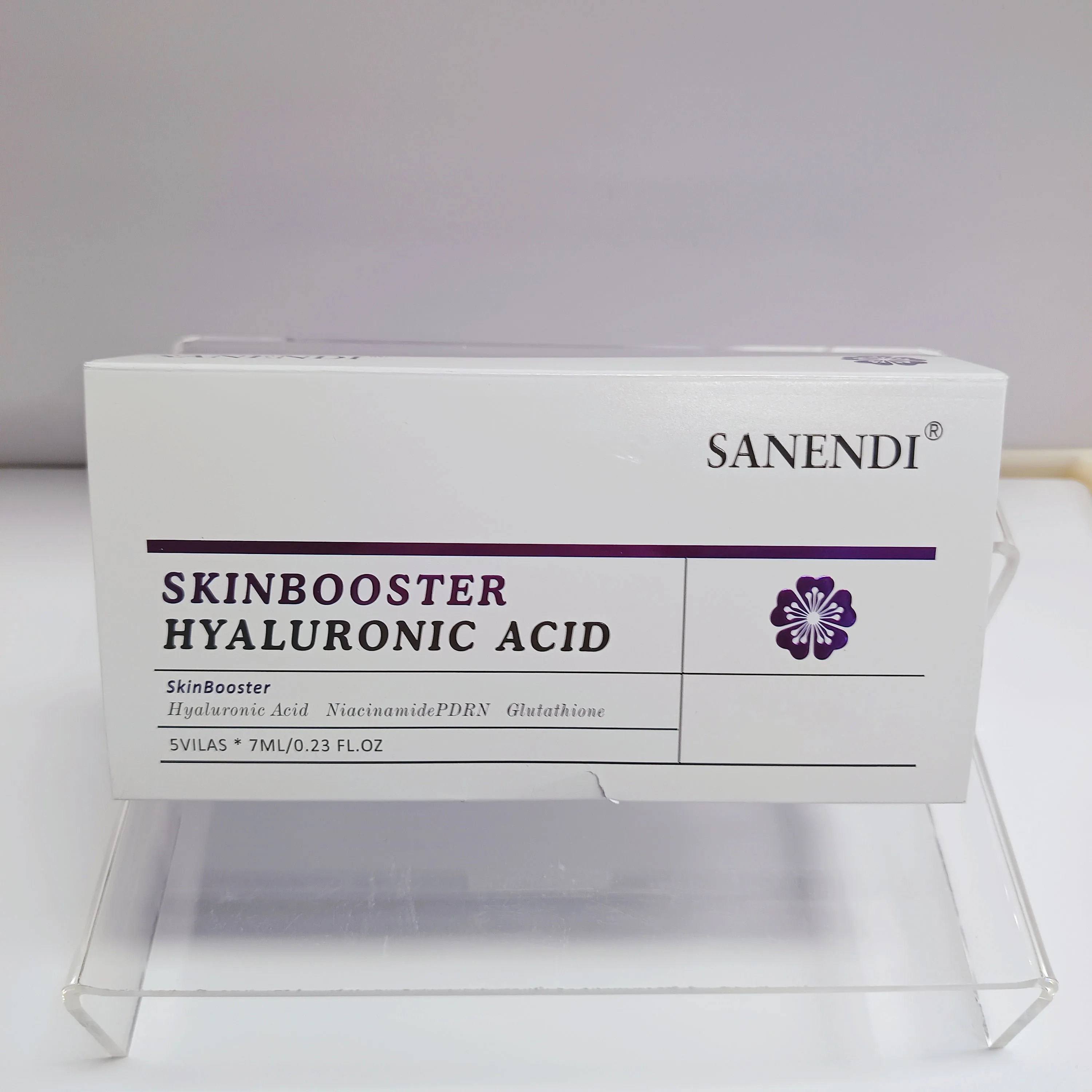 Sanendi produto coreano para cuidados com a pele contém ácido hialurônico hidratante calmante e hidratante conjunto de essência facial 7ml x 5