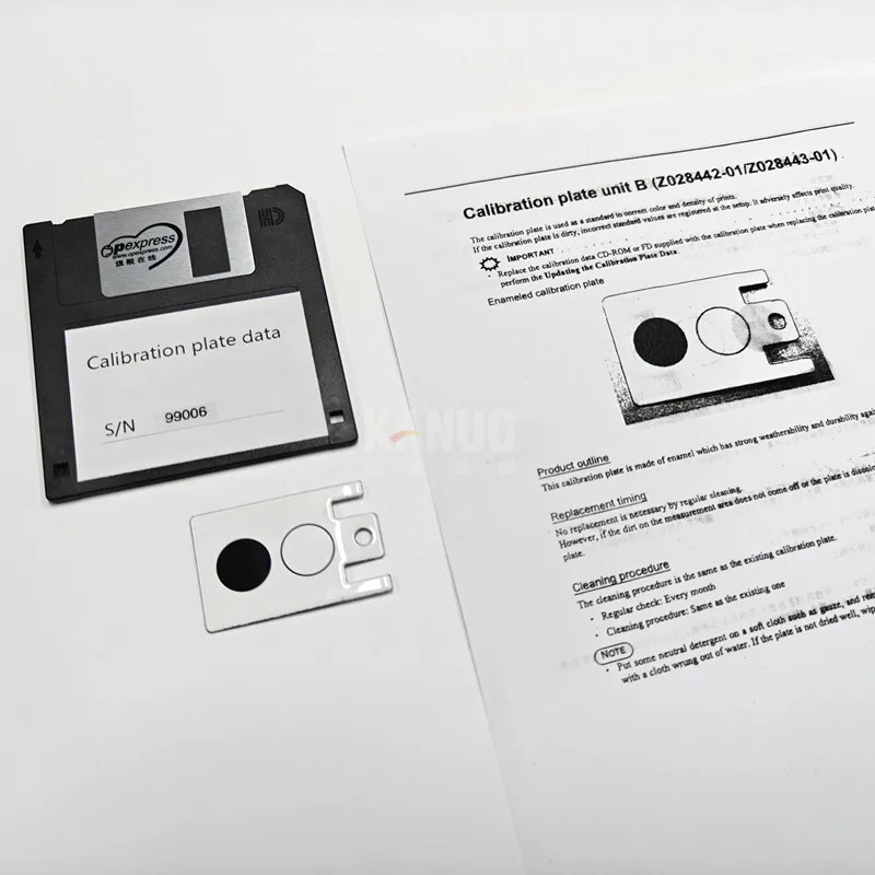 แผ่นพลาสติกปรับเทียบฟลอปปี้ดิสก์เซรามิก Z021441/Z028442สำหรับ noritsu QSS 32/33/34/35/24Pro minilabs