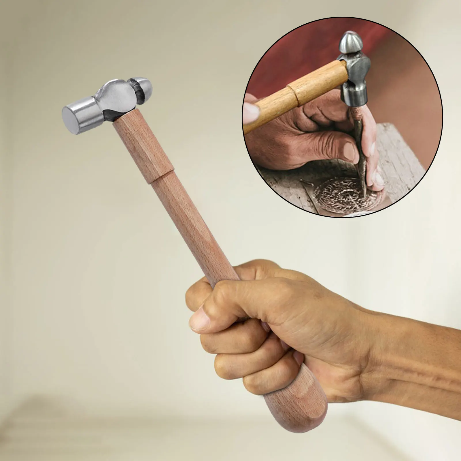 Jewelry Hammer Chasing Hammer High Carbon Steel Jewelry Repair Hammer Jewelry Tools for Jewelry Making Craft Making Blacksmiths