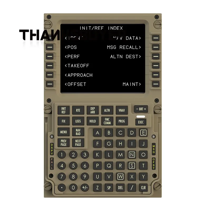 Original CS 777X 747X  737X CDU Control Display Unit Flight Simulator CDU for Cockpit Simulator Flight Games