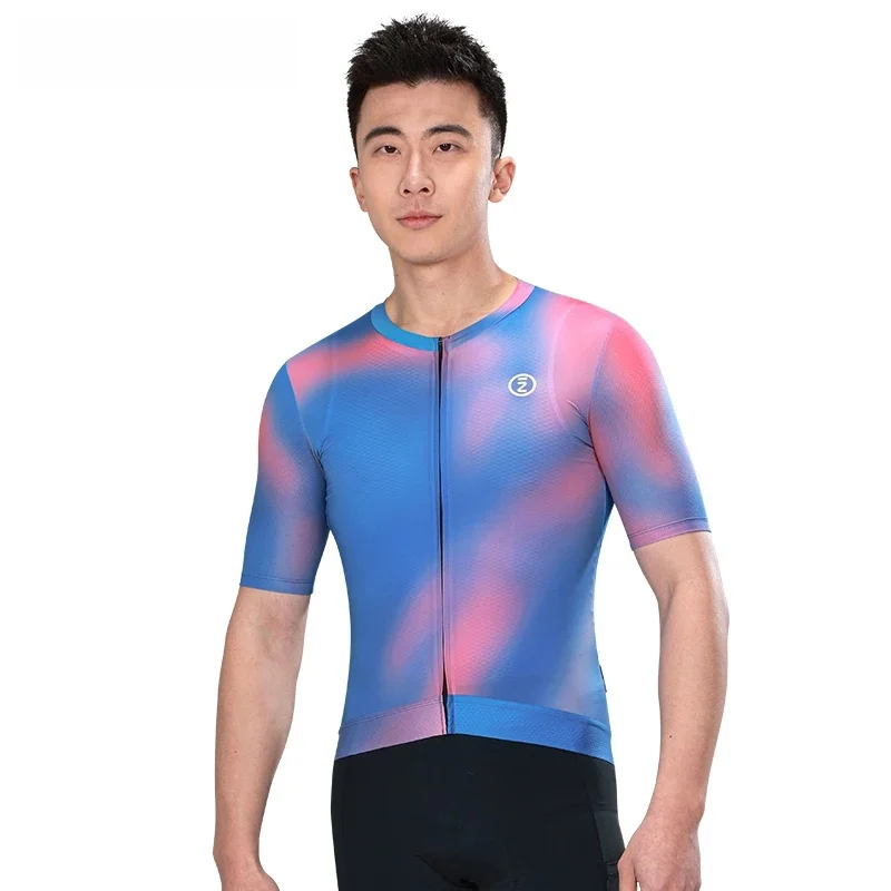 AliExpress INBIKE Men's Short Sleeve Cycling Jersey New Summer Top Clothing Mountain Road Riding Tops Bicycle Jersey with Three Pockets