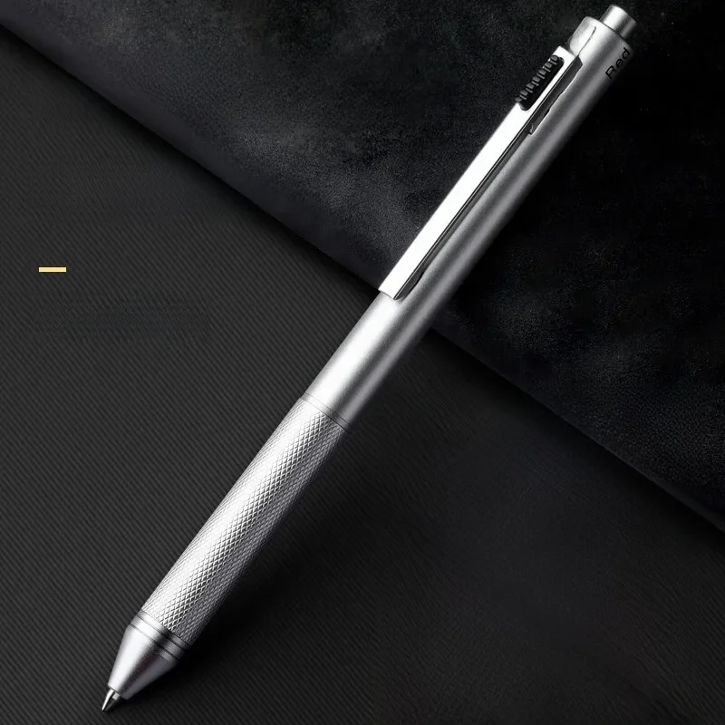 Wielofunkcyjny długopis/oczko mechaniczne 4 w 1, metalowy zintegrowany grawitacyjny podpis Canetas Black Technology Press Oil Stylo — zdjęcie produktu 7