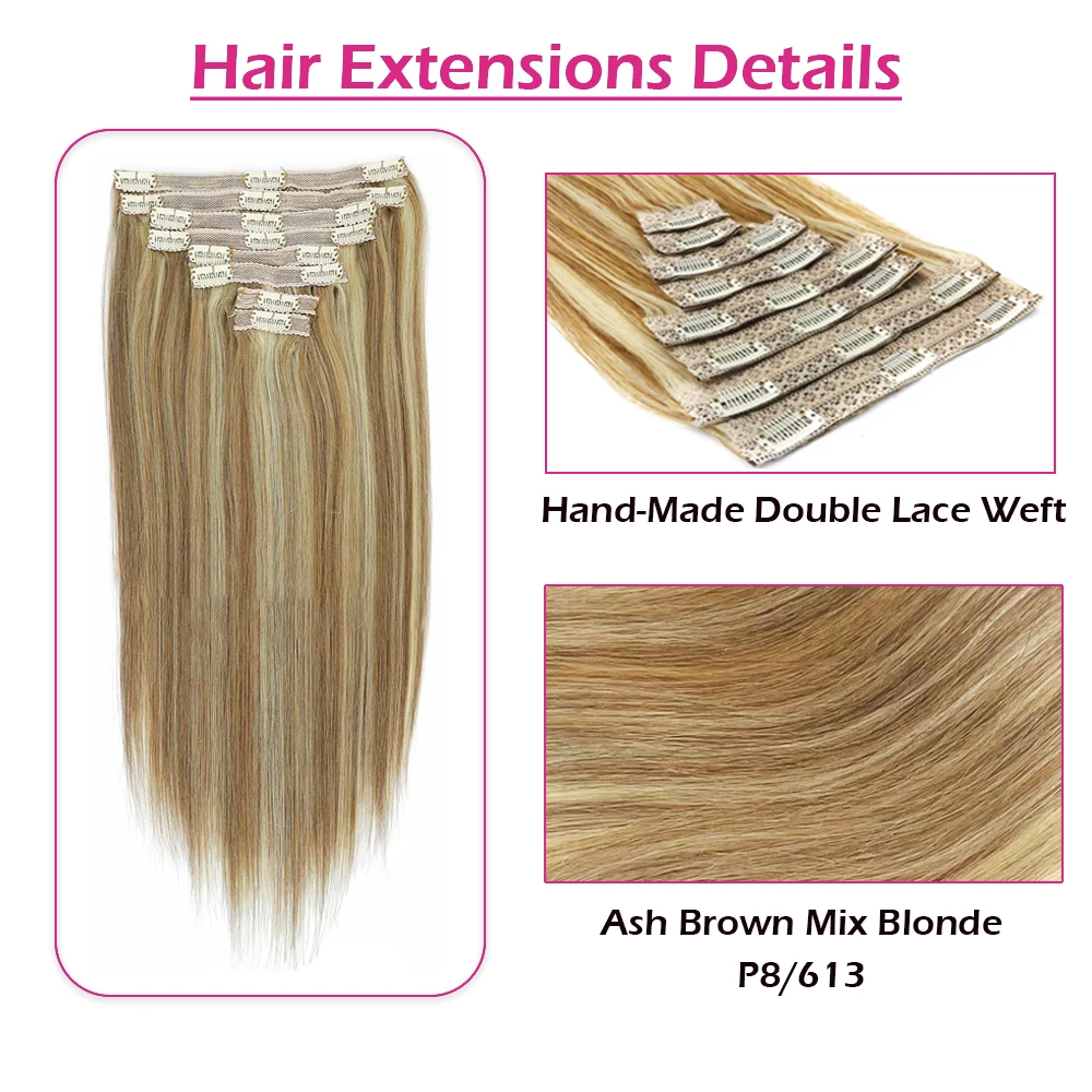 Thumbnail 2 - #68 Most Popular Clip-In Human Hair Extensions