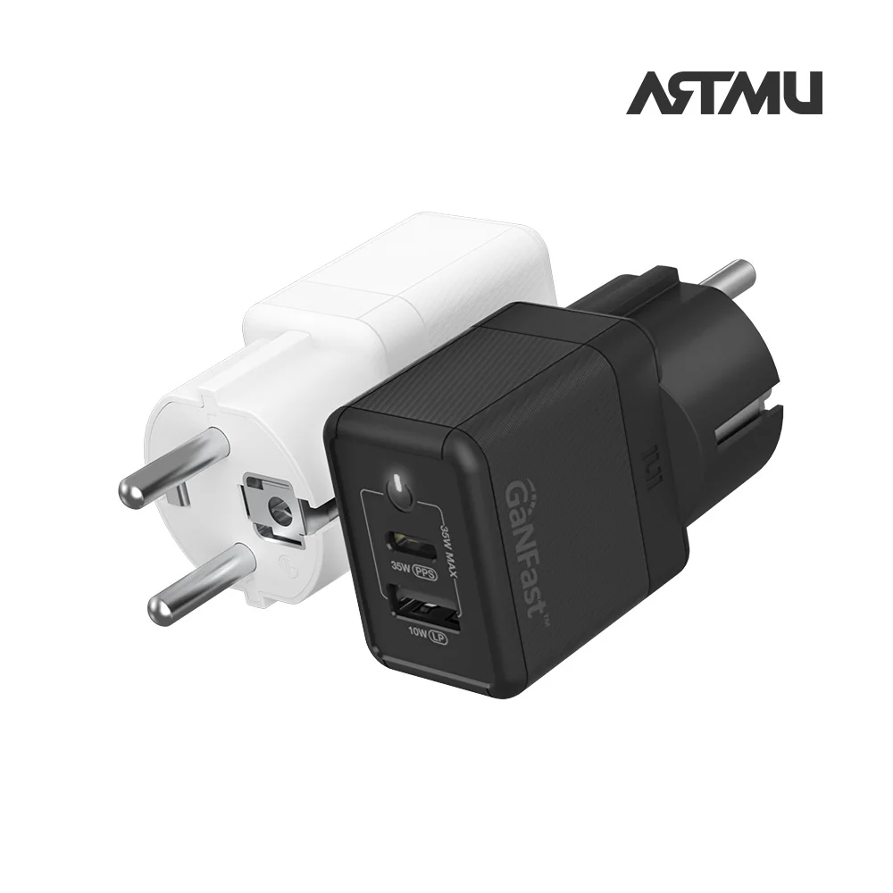 ARTMU USB PD 35W PPS GaN ground dual ultra fast charger GA510