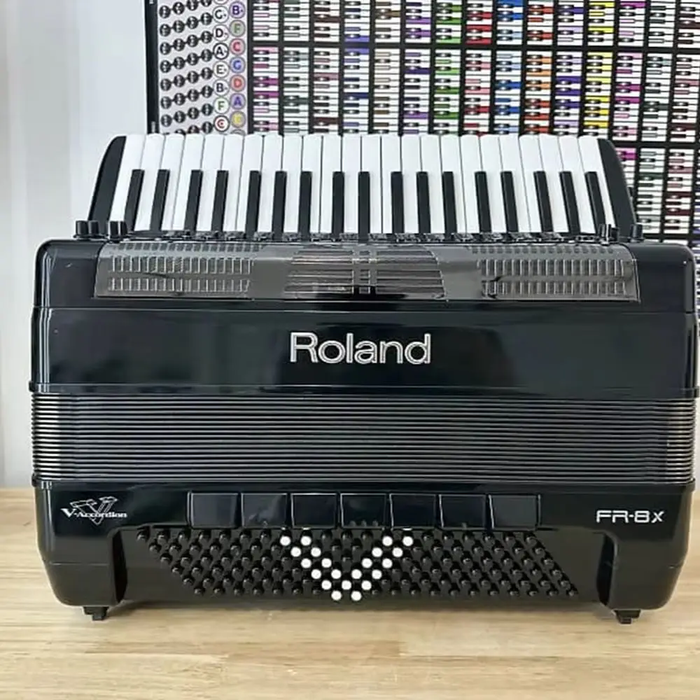 @... Accordéon électronique Roland V FR 8X, Noir, Ventes d'été, Livraison gratuite