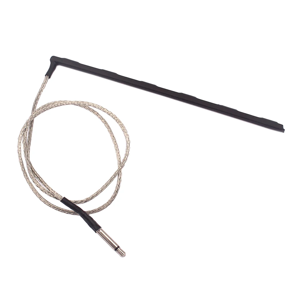 90mm Black Skin Guitar Piezo Pickup Rod Sensitive Under Saddle Transducer for Acoustic Classical Folk Guitar Repair Accessory