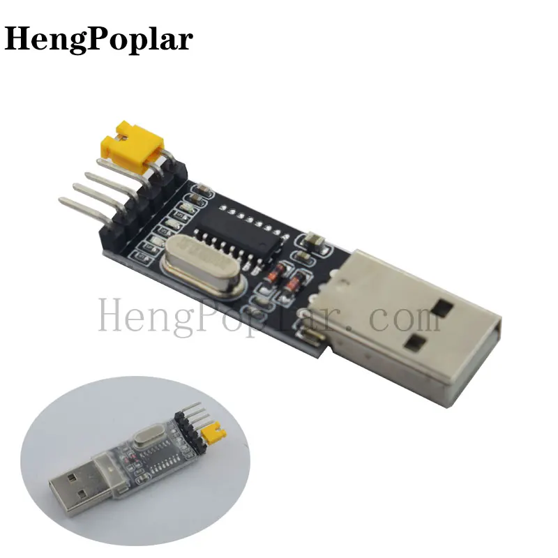 100pcs USB to TTL converter UART module CH340G CH340 3.3V 5V switch