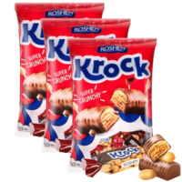 Roshen Krock candy with caramel 1kg x 3 pieces