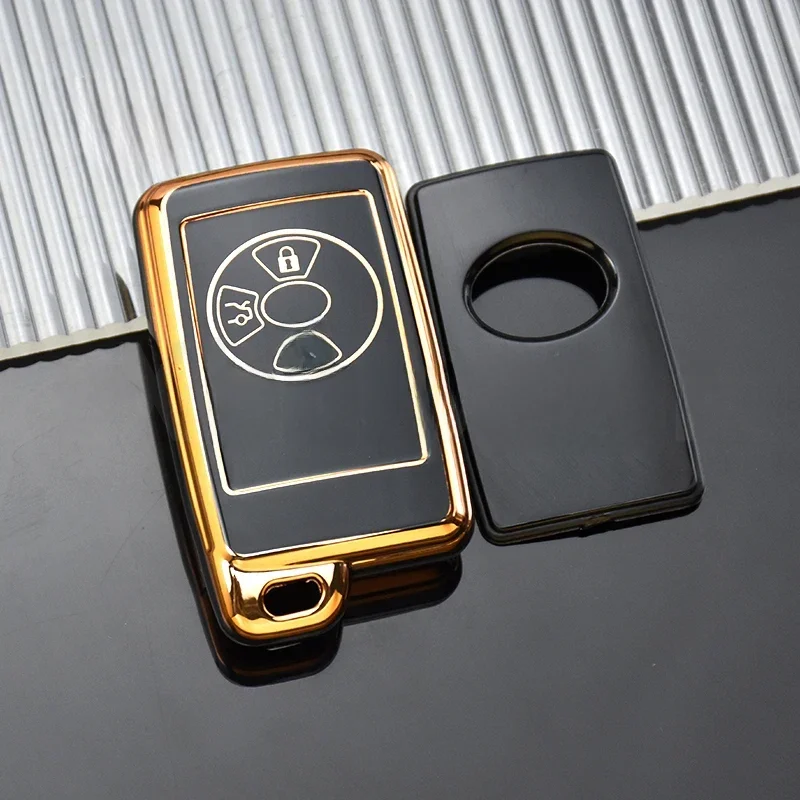 Support de coque automatique pour Toyota Noah Tarago Mark X RAV4 Voxy Corolla Yaris Estima, étui souple en TPU pour clé de voiture, accessoires