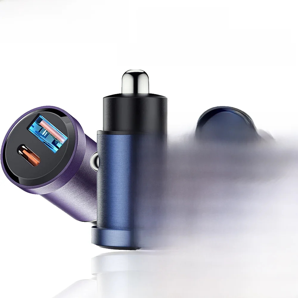 Ładowarka samochodowa Essager USB C 45W 5A Quick Charge 4.0 QC PD 3.0 SCP USB Type C Szybkie Ładowanie Dla IPhone14 13 Huawei Samsung Xiaomi — zdjęcie produktu 7