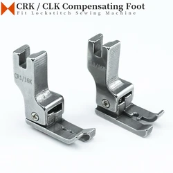 CRK CLK 1/32 ''1/16'' piedino di compensazione sinistro/destro per macchina da cucire industriale a punto annodato ad ago singolo 0.1, 0.2cm