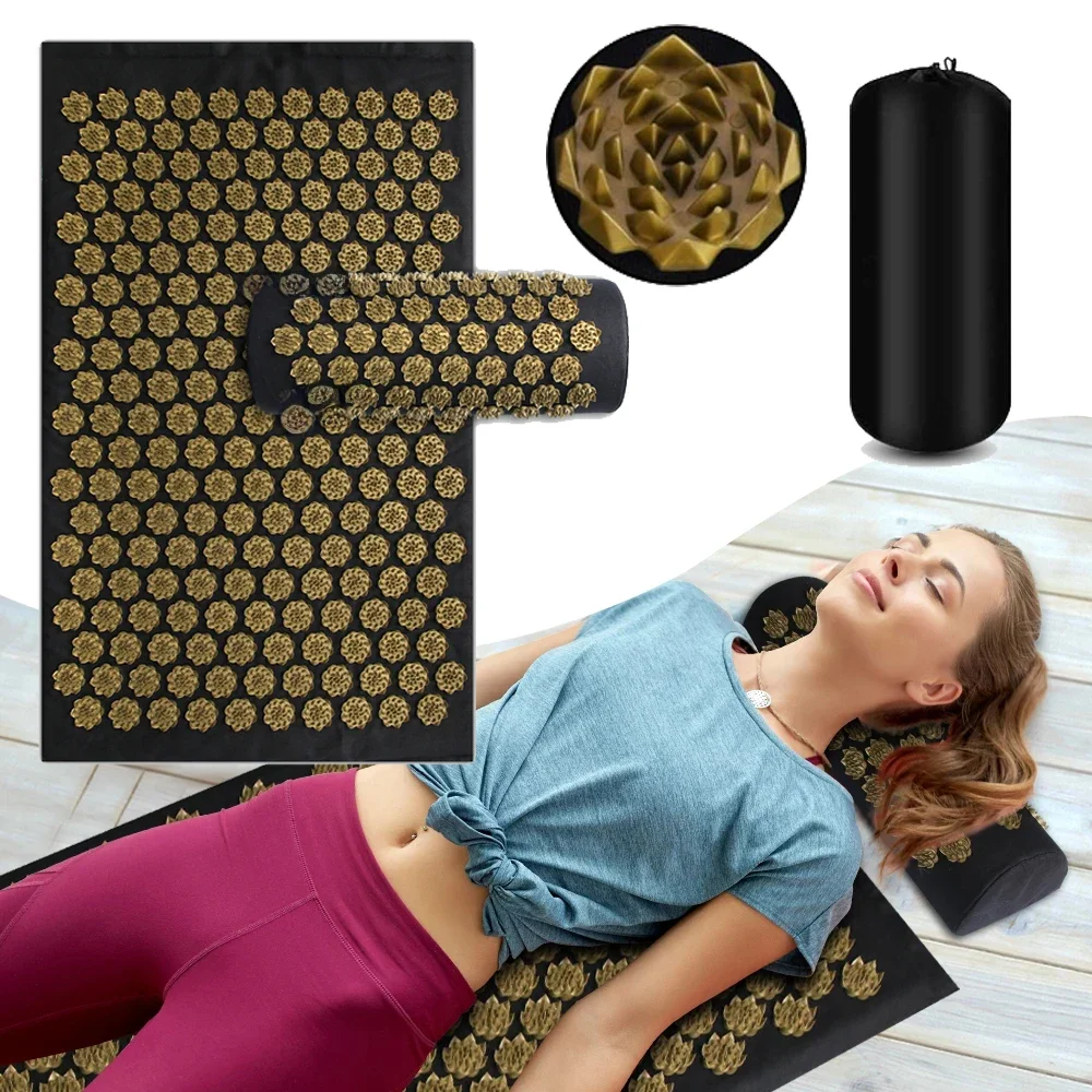 Acupressuur Yoga Mat Kuznetsov's Applicator Kussen Sensi Massage Lichaam Naalden Met Spikes Kussen Voet Massager Fitness Pilates - afbeelding 2