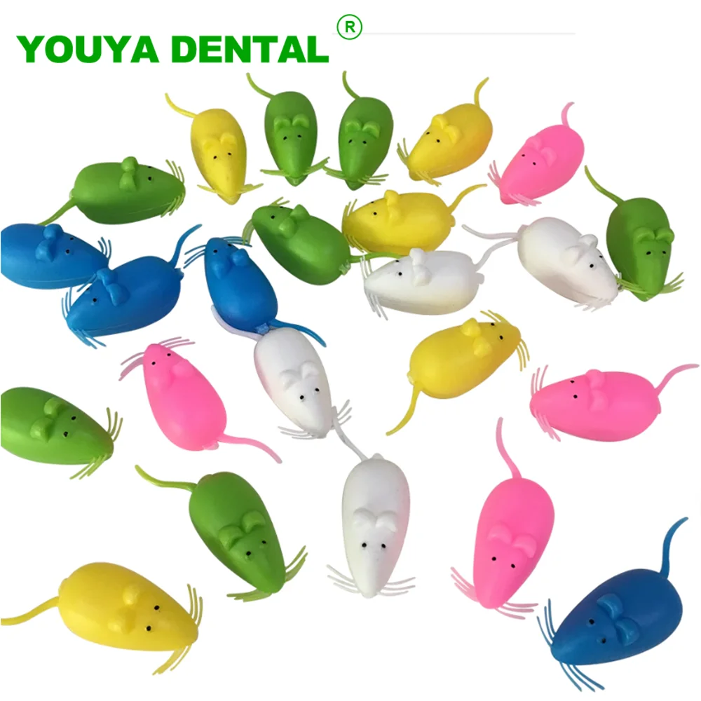 Boîte à dents en plastique pour bébé, 100 pièces, boîte à dents de lait pour enfants, boîte de fée mignonne en forme de souris, boîte de rangement Souvenir pour enfants, étui de rangement