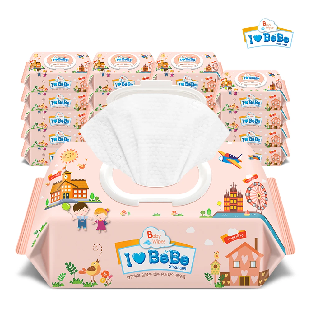 I-Love BevePeach قضية طفل قادرة ، سعة كبيرة ، 100-ped Embo ، 20 عبوة