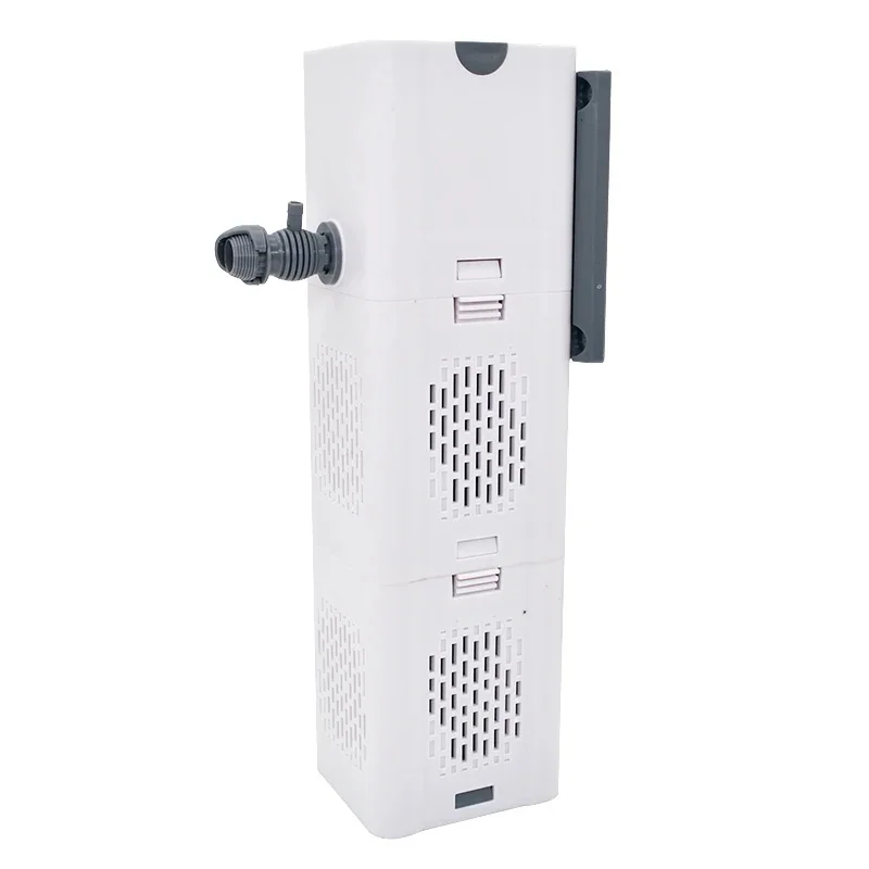 Pompa filtrująca do akwarium akwarium zanurzeniowa cicha powietrzna napowietrzacz tlenu wewnętrzna pompa wodna akwariowa pompa powietrza generator fal 220v — zdjęcie 2