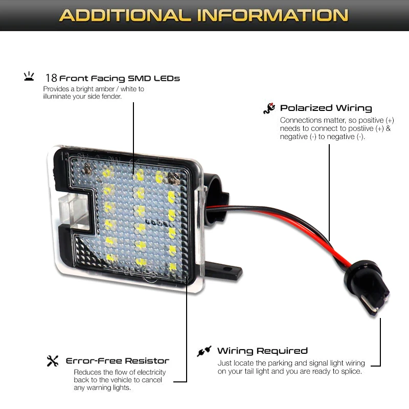 Car Pathway Lights LED Puddle Lamps Under Rear View Side Mirror For Mondeo MK4 Focus Kuga Dopo Escape C-Max