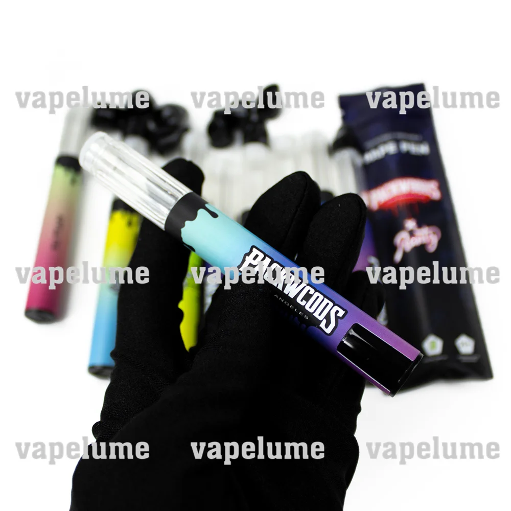 Packwoods Disposable Vape Empty Cigarettes Electronic Display Screen Mod USB Charging Vaper Pen Plastic Opp Pouches Paper Box