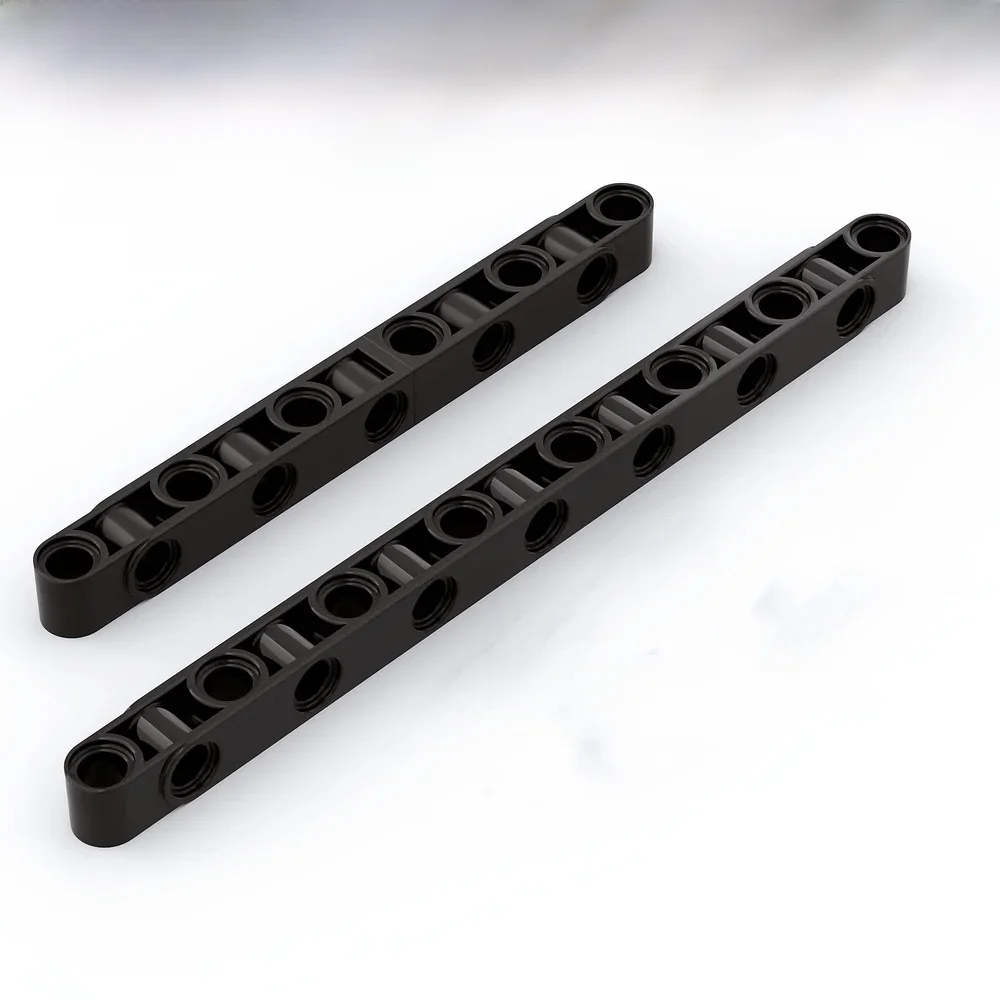 Blocs de construction 71710 1x15, 73507 1x11, bras de levage à haute température, trous perpendiculaires modifiés, ensemble MOC GBC épais, 1 pièce