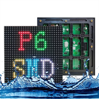 LED Matrix P6 Outdoor Panel 192x192mm 32x32 Pixel Full Color SMD RGB HUB75 LED Display Modules