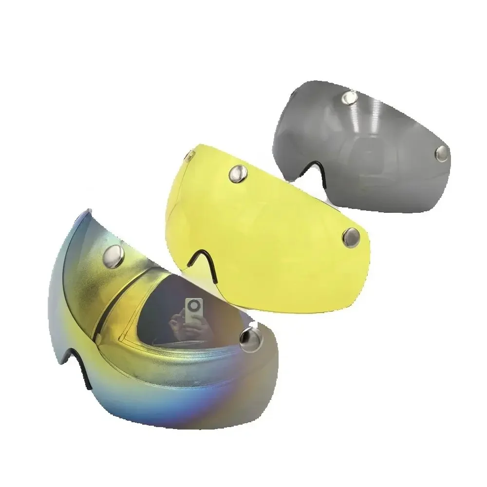 AliExpress yumaj NEW cool change light riding helmet lens road MTB bike helmet lens riding helmet lens riding helmet magnetic windshield lens