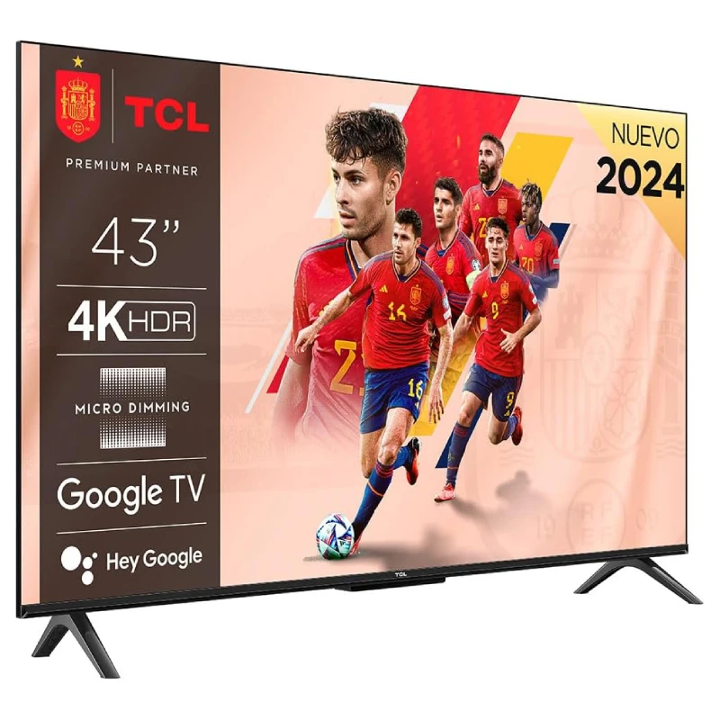 TCL 43P61B 43 بوصة LED UltraHD 4K HDR تلفزيون جوجل
