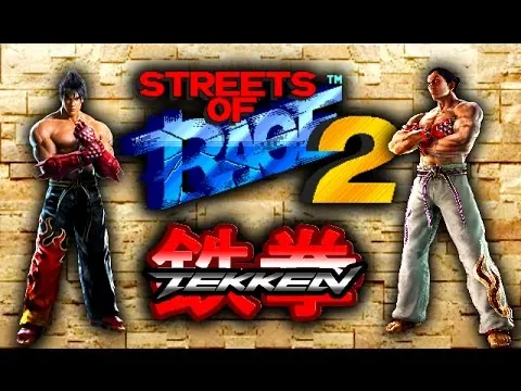 

Streets of Rage 2 TEKKEN Version 16Bit MD Gensis Game card