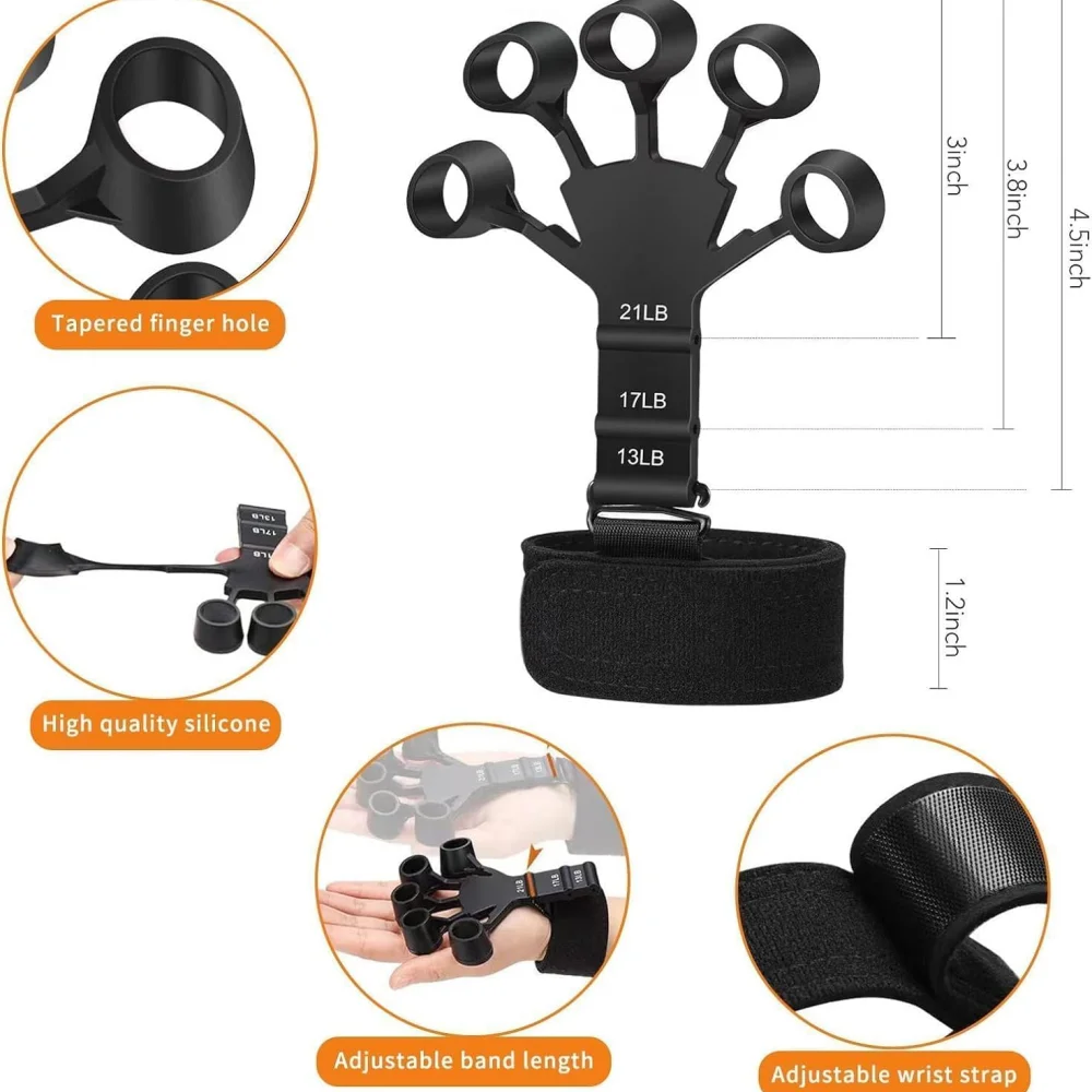 جهاز تدريب اليد، زيادة قوة الإمساك، جهاز تدريب الساعد، جهاز تدريب الأصابع، جهاز تدريب قوة القبضة #2