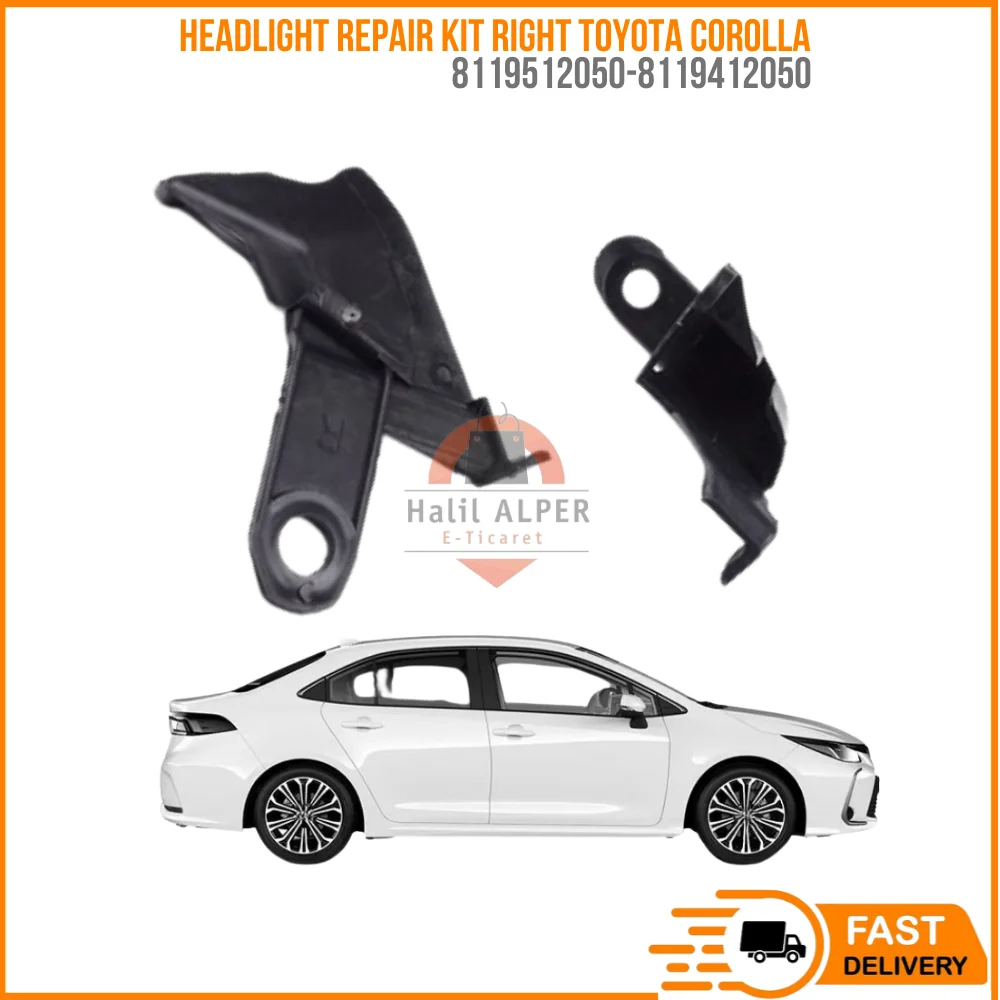 FOR HEADLIGHT REPAIR KIT RIGHT (PATENTED PRODUCT) TOYOTA COROLLA Y.M. 08-10 OEM 8119512050-8119412050 SUPER QUALITY HIGH SATISFA