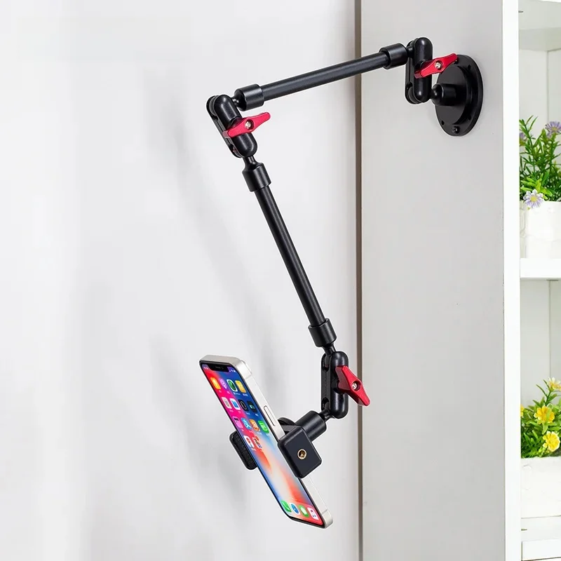 BFOLLOW 32 "22" magiczne ramię z uchwytem ściennym do kamery przegubowy elastyczny wspornik stojak Magsafe telefon komórkowy Tablet kamera internetowa Gopro — zdjęcie produktu 7