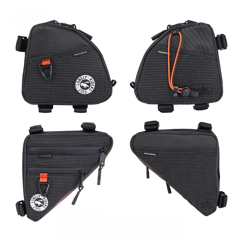 AliExpress ULAC Ulac Triangle Cycling Bag Bicycle Front Saddle Tube Bag Bike Frame Pouch Bag Holder Outdoor MTB Mountain Bag Waterproof Fabric
