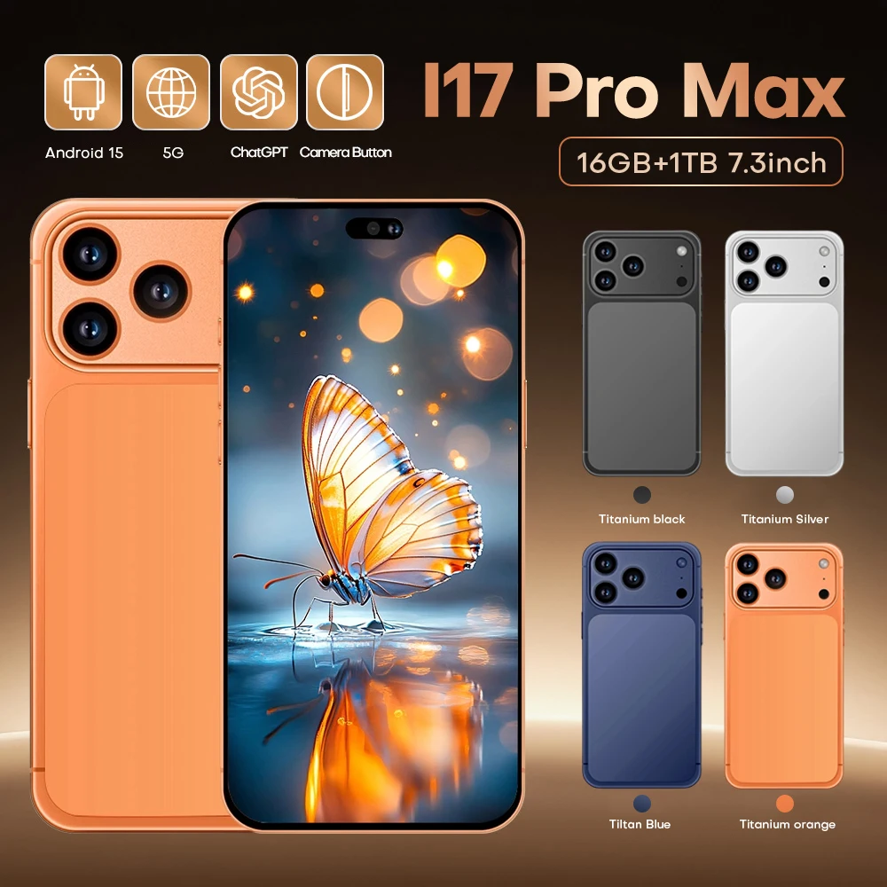 

Global Original i17 Pro Max Tablet PC Edition Android 15 System Smart 5G Dual Card 7800mAh Battery 22GB+2TB WiFi GPS Google Tab